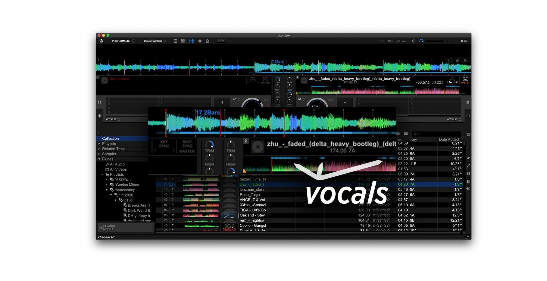 Rekordbox 6.0.1 detecta dónde están las voces en las pistas, agrega Auto Upload, soporte para Beatsource LINK