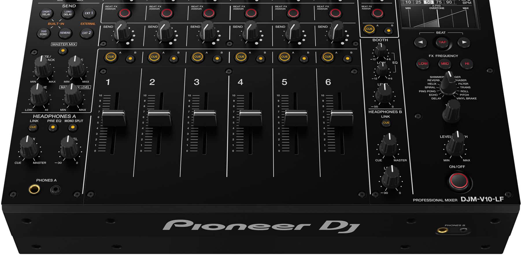DJM-V10-LF: un fader más largo sin edición de crossfader del mezclador de DJ Pioneer de 6 canales 3