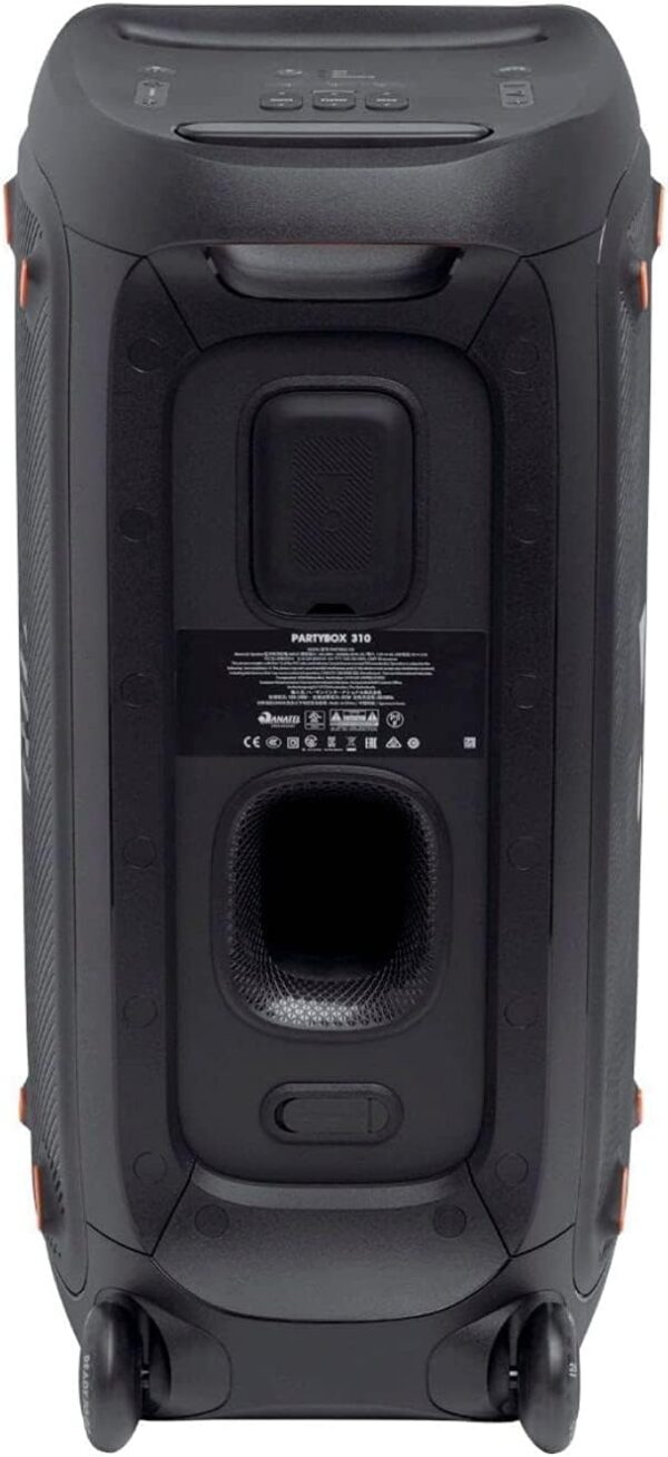 JBL Partybox 310 - Altavoz de fiesta portátil con batería duradera, potente sonido JBL y emocionante espectáculo de luces, negro - Imagen 3