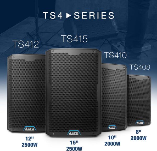 ALTO TS412 - 2500W PA AL PA APOYADO CON EL MEJORADOR DE 3 CANALES, CONTRETE BLUETOOTH, enlace de altavoz inalámbrico, aplicación DSP y ALTO - Imagen 4