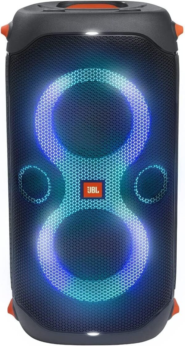 JBL Partybox 110 - Altavoz de fiesta portátil con luces incorporadas, potente sonido y bajo profundo, negro - Imagen 2