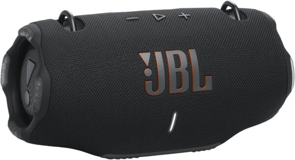 JBL Xtreme 4 - Altavoz Bluetooth portátil, sonido potente y bajo profundo, IP67 impermeable, 24 horas de tiempo de juego, PowerBank, PartyBoost para emparejamiento de múltiples saltadores (negro)