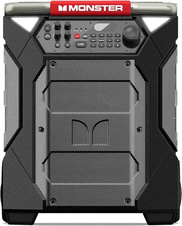 Monster Rockin 'Roller 270 altavoz Bluetooth portátil interior/exterior | hasta 200W de 270 grados de sonido y hasta 100 horas de tiempo de juego - Imagen 2