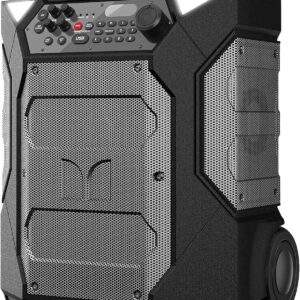 Monster Rockin 'Roller 270 altavoz Bluetooth portátil interior/exterior | hasta 200W de 270 grados de sonido y hasta 100 horas de tiempo de juego