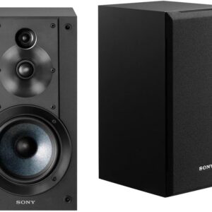 Sony SSCS5 Sistema de altavoces de estantería de 3 vías de 3 vías (par)-Negro